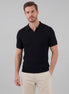 Herren Polohemd Mit Gerippter Strickstruktur Kurzarm