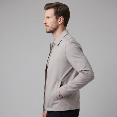 Herren Glänzende Mittfrühlingsjacke