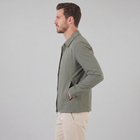 Herren Glänzende Mittfrühlingsjacke