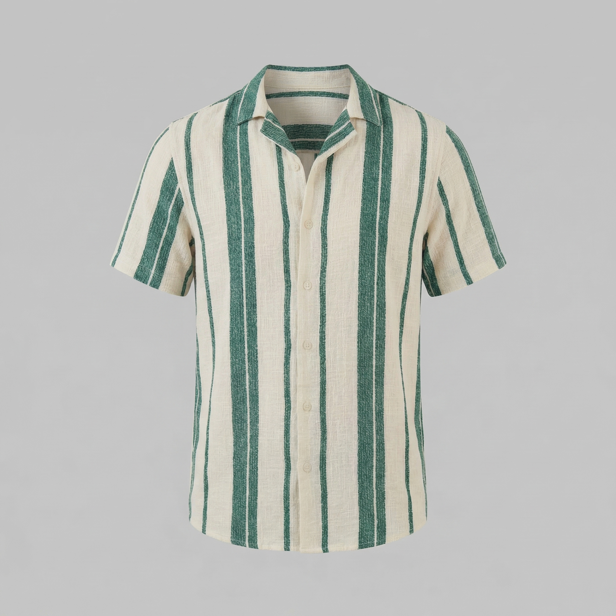 Herren Hemd Mit Button Down Kragen Kurze Ärmel