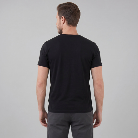 Herren Kurzarm Henley Hemd