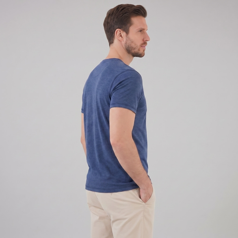 Herren Kurzarm Henley Hemd