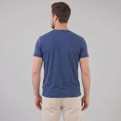 Herren Kurzarm Henley Hemd