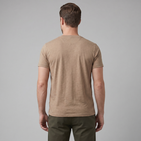 Herren Kurzarm Henley Hemd