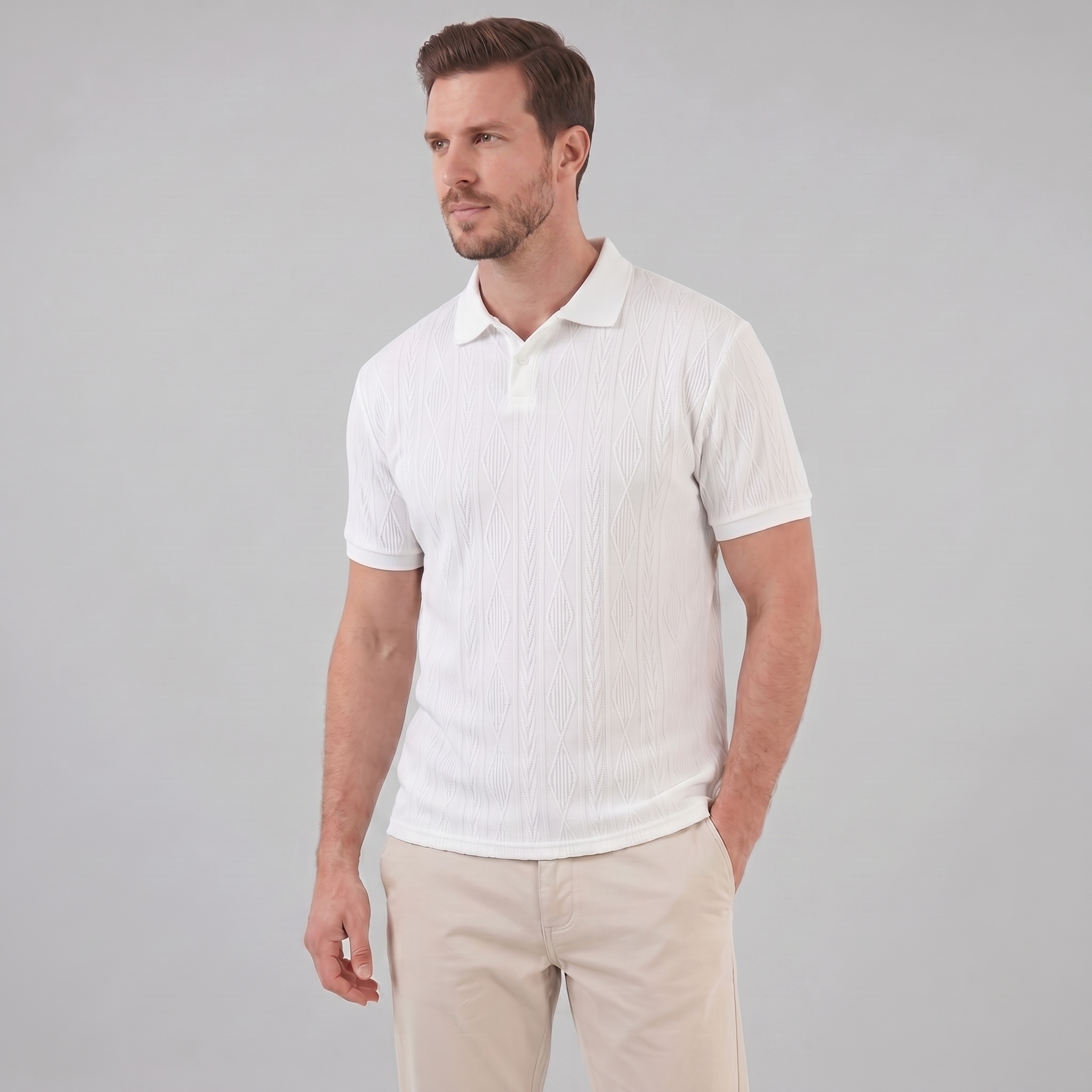 Herren Kurzarm Polohemd Lässiges Klassisches Design