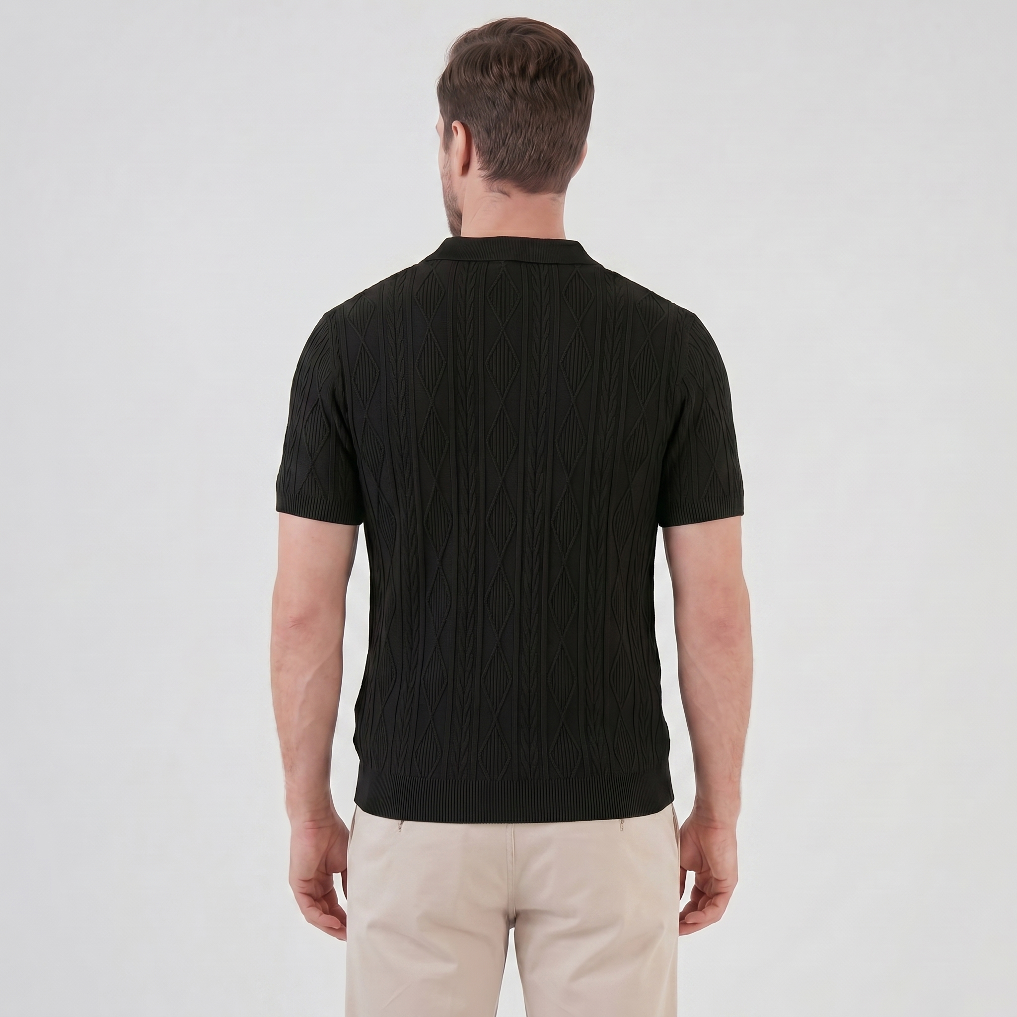 Herren Kurzarm Polohemd Lässiges Klassisches Design