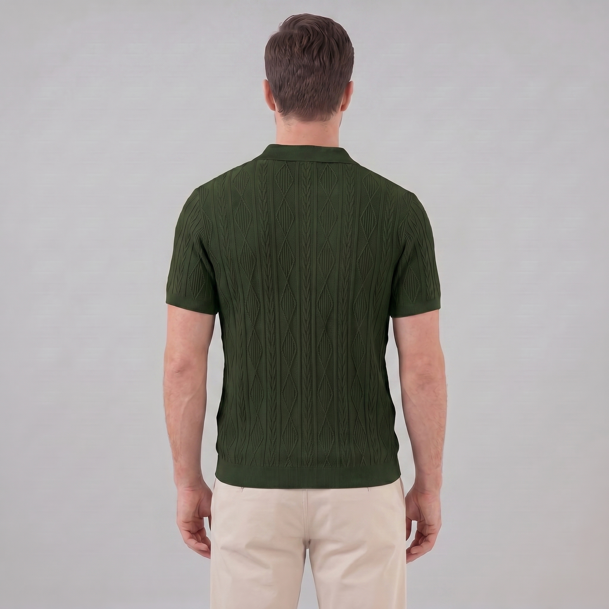 Herren Kurzarm Polohemd Lässiges Klassisches Design