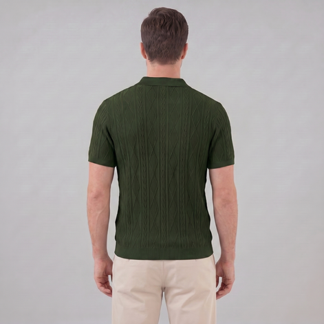 Herren Kurzarm Polohemd Lässiges Klassisches Design