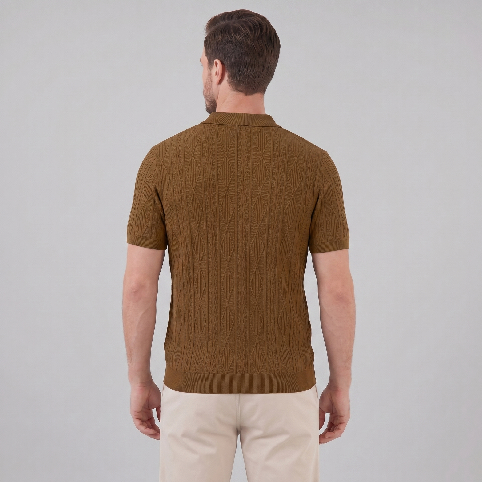 Herren Kurzarm Polohemd Lässiges Klassisches Design
