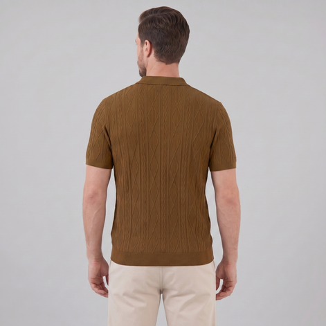 Herren Kurzarm Polohemd Lässiges Klassisches Design