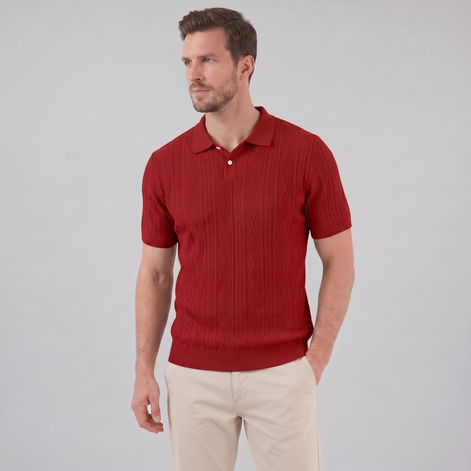 Herren Kurzarm Polohemd Lässiges Klassisches Design