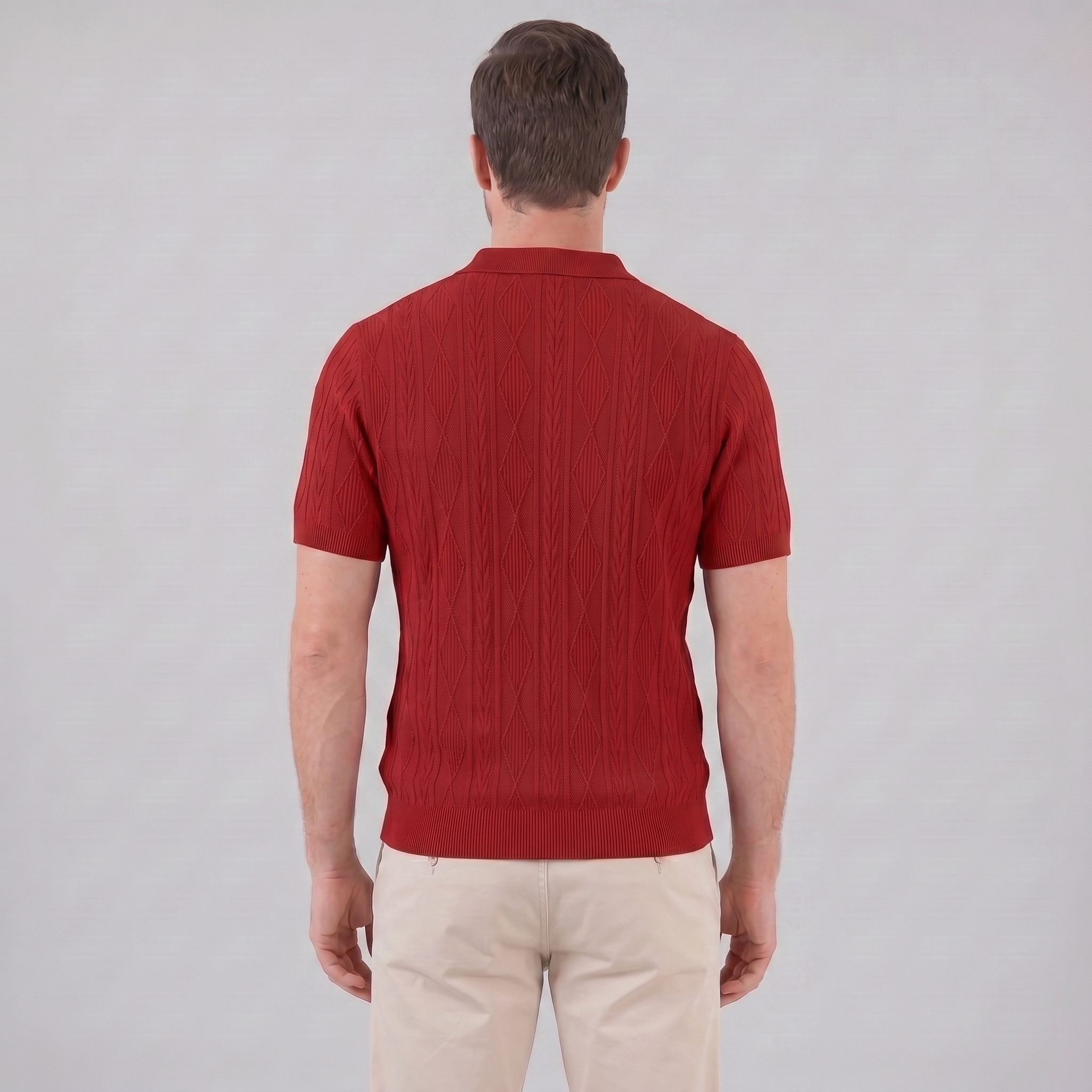 Herren Kurzarm Polohemd Lässiges Klassisches Design