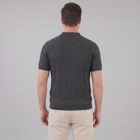 Herren Kurzarm Polohemd Lässiges Klassisches Design