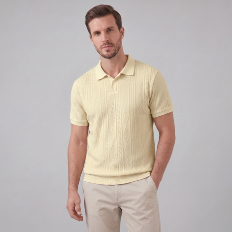 Herren Kurzarm Polohemd Lässiges Klassisches Design