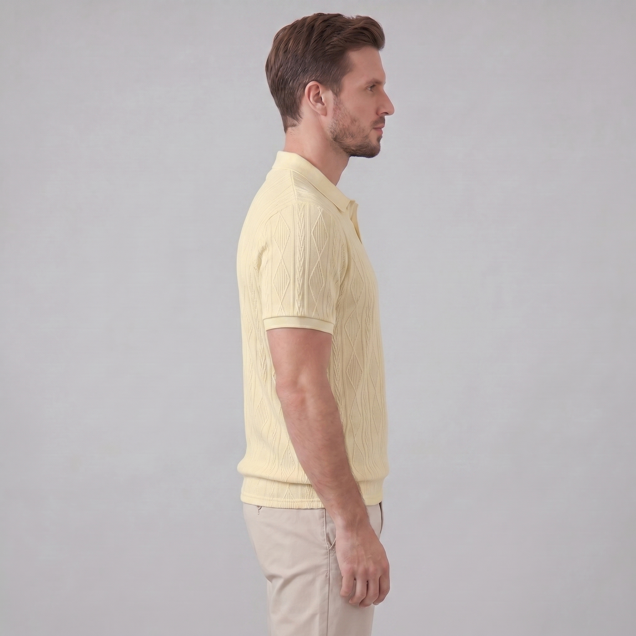 Herren Kurzarm Polohemd Lässiges Klassisches Design