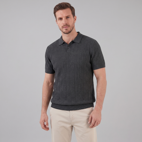 Herren Kurzarm Polohemd Lässiges Klassisches Design