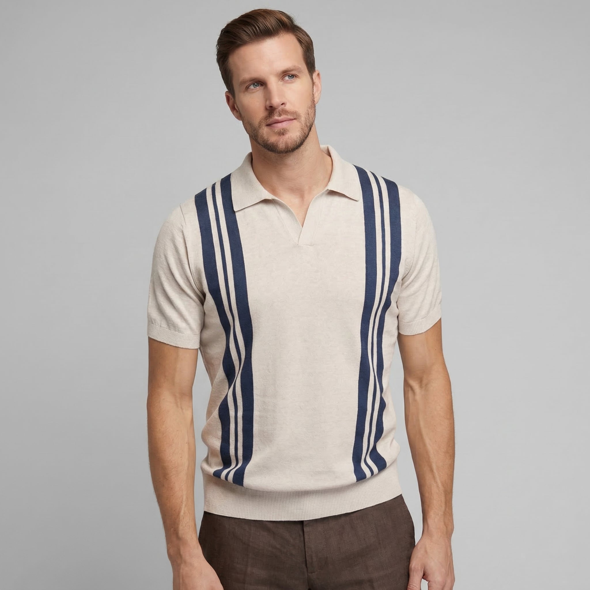 Herren Poloshirt Kurzarm Leicht Atmungsaktives Shirt