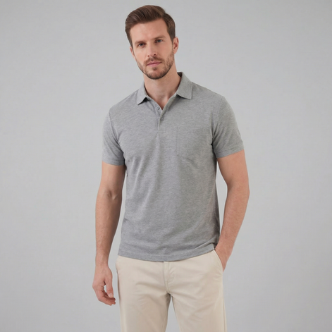 Herren Poloshirt mit kurzen Ärmeln für den Sommer