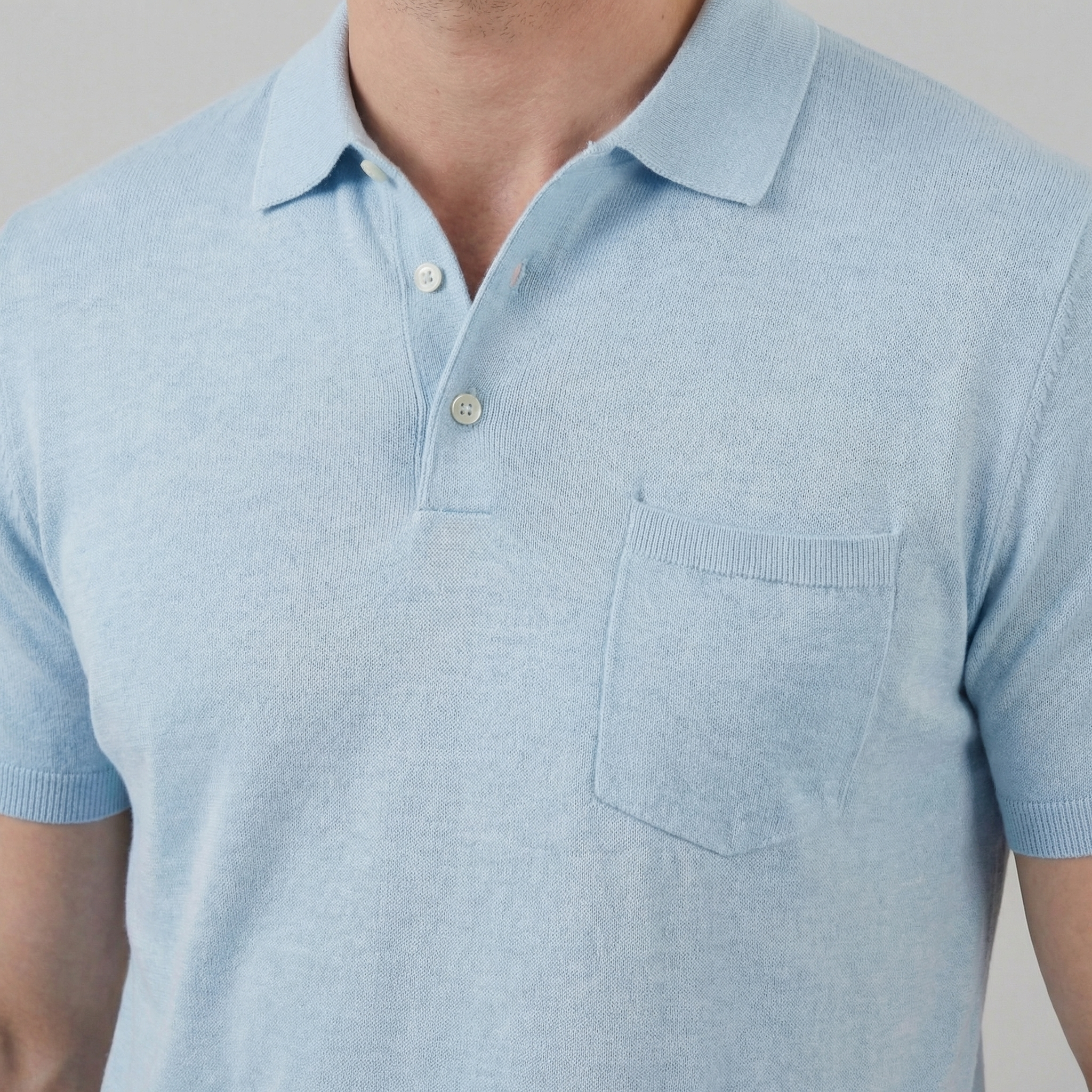 Herren Poloshirt mit kurzen Ärmeln für den Sommer