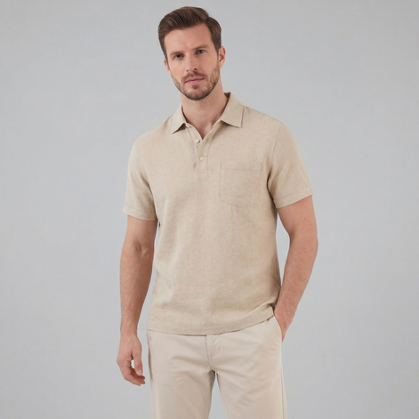 Herren Poloshirt mit kurzen Ärmeln für den Sommer