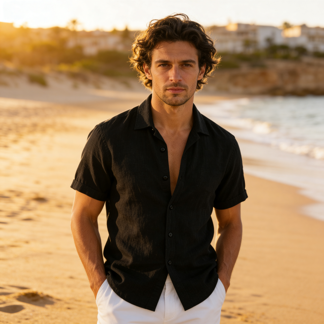 Herren Kurzarm Sommershirt