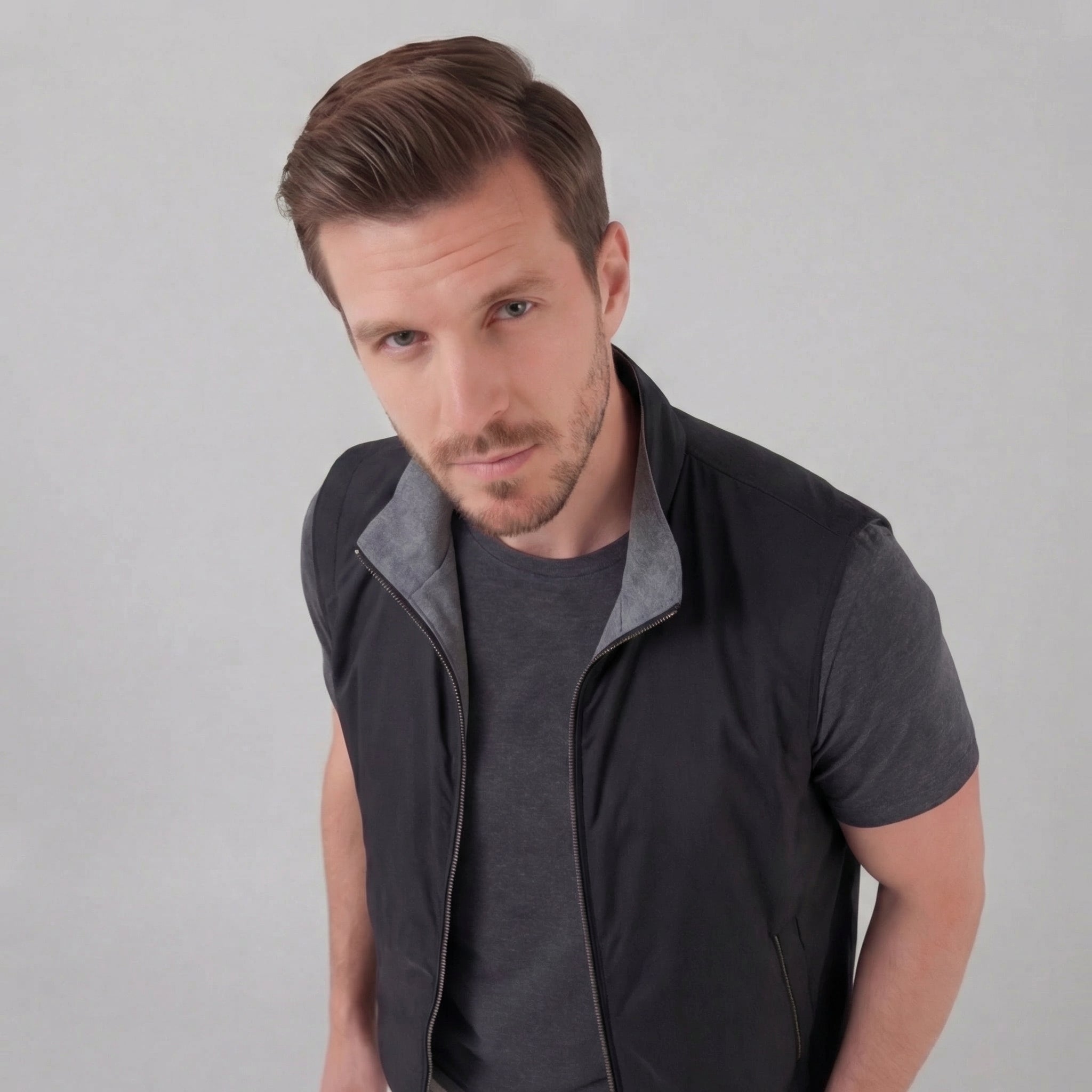 Herren Ärmellose Gilet Weste