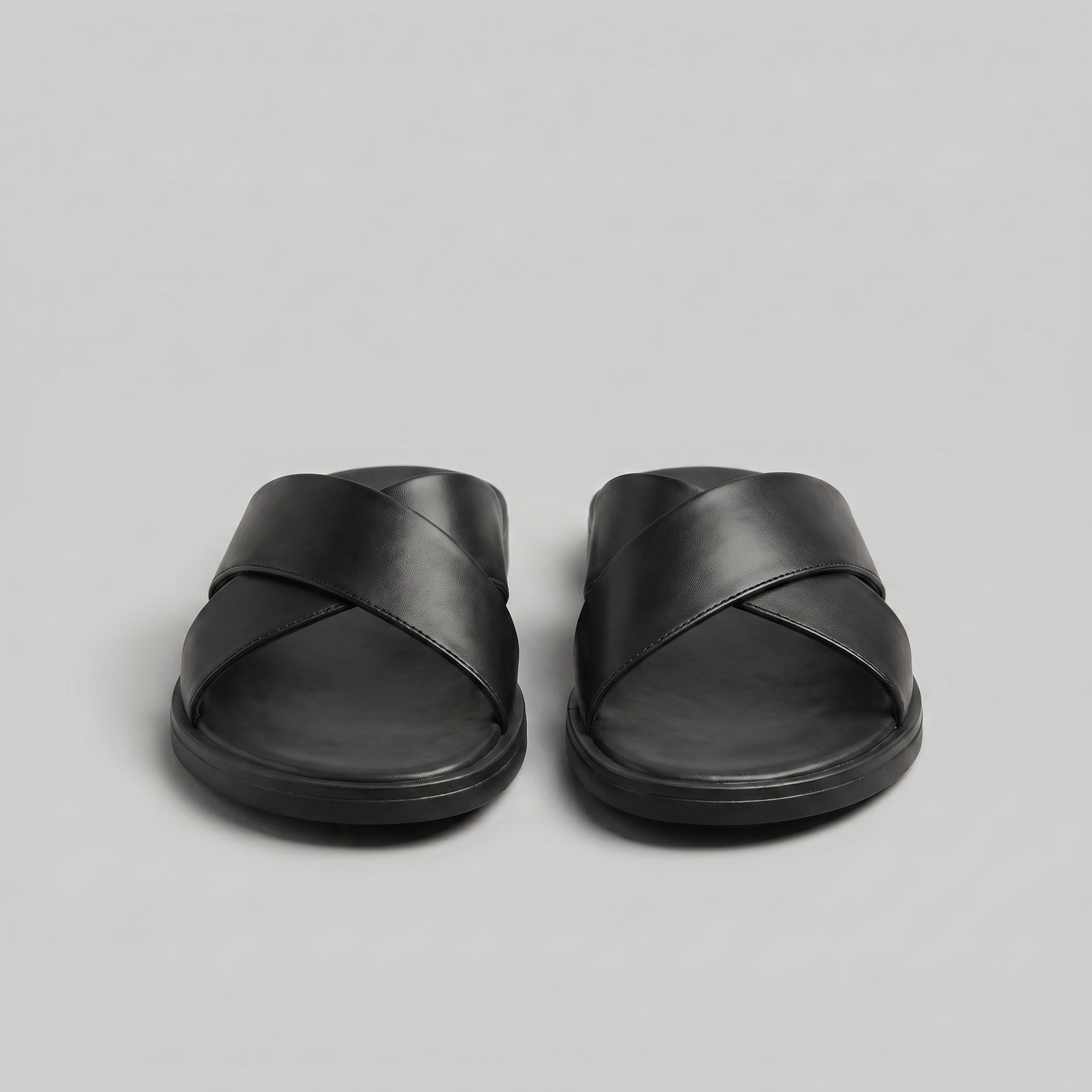 Herren Slide Sandalen Mit Kreuzriemen Design