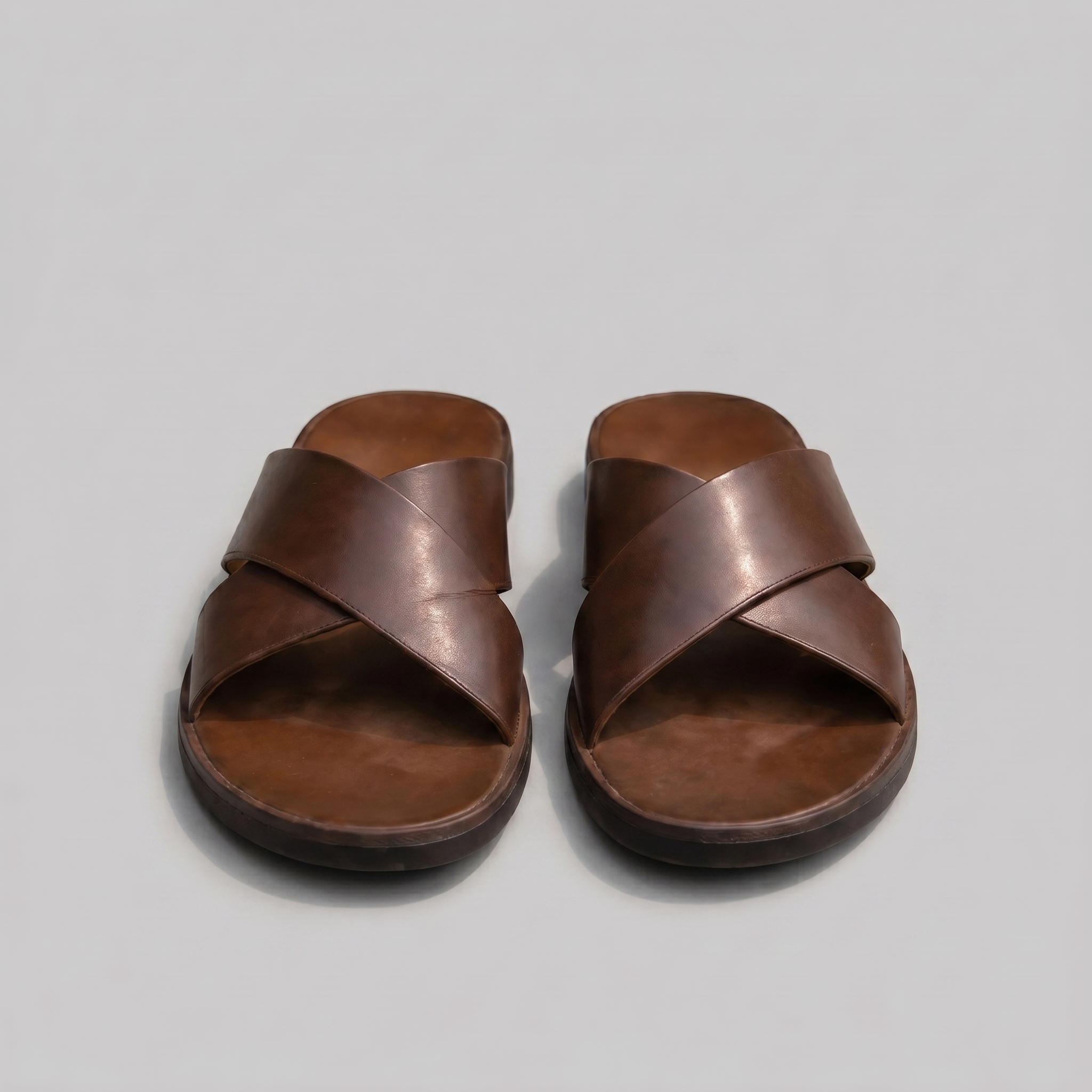 Herren Slide Sandalen Mit Kreuzriemen Design