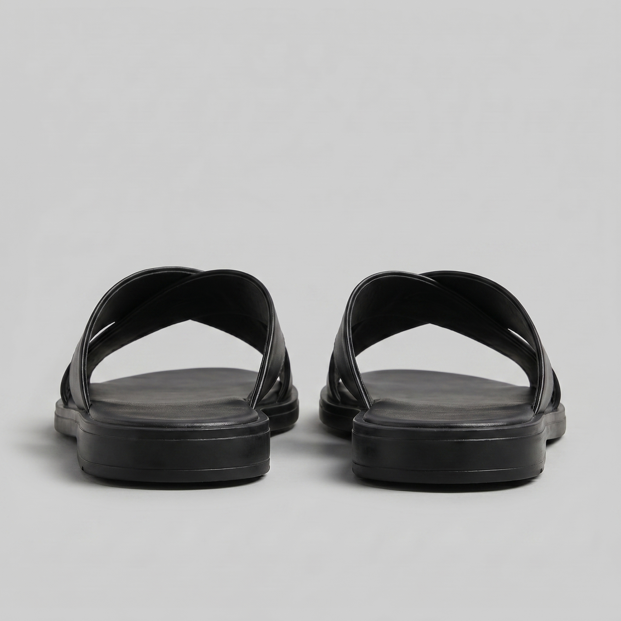 Herren Slide Sandalen Mit Kreuzriemen Design