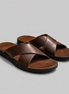 Herren Slide Sandalen Mit Kreuzriemen Design