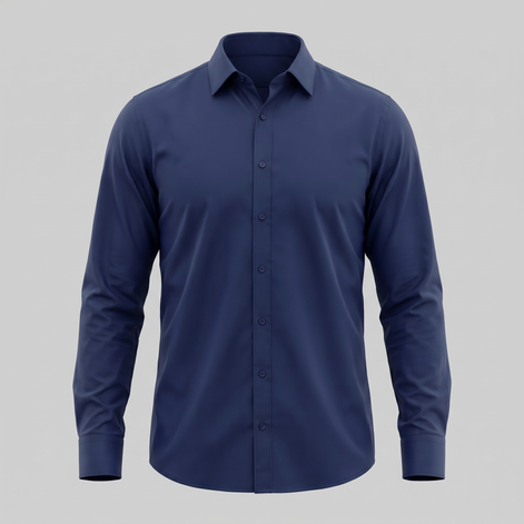 Herren Slim Fit Langarmhemd