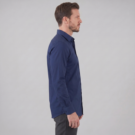 Herren Slim Fit Langarmhemd