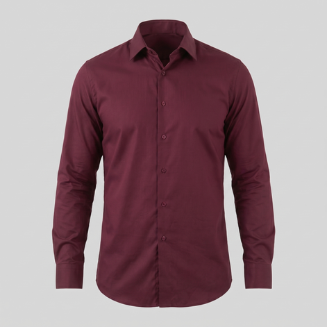 Herren Slim Fit Langarmhemd