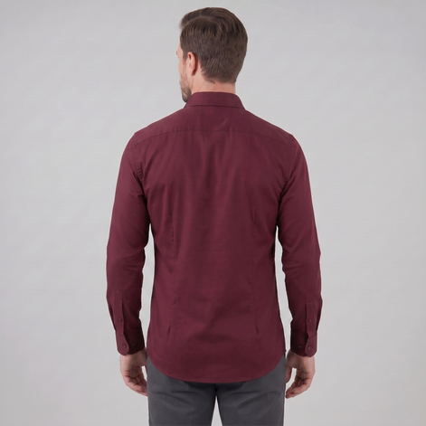 Herren Slim Fit Langarmhemd