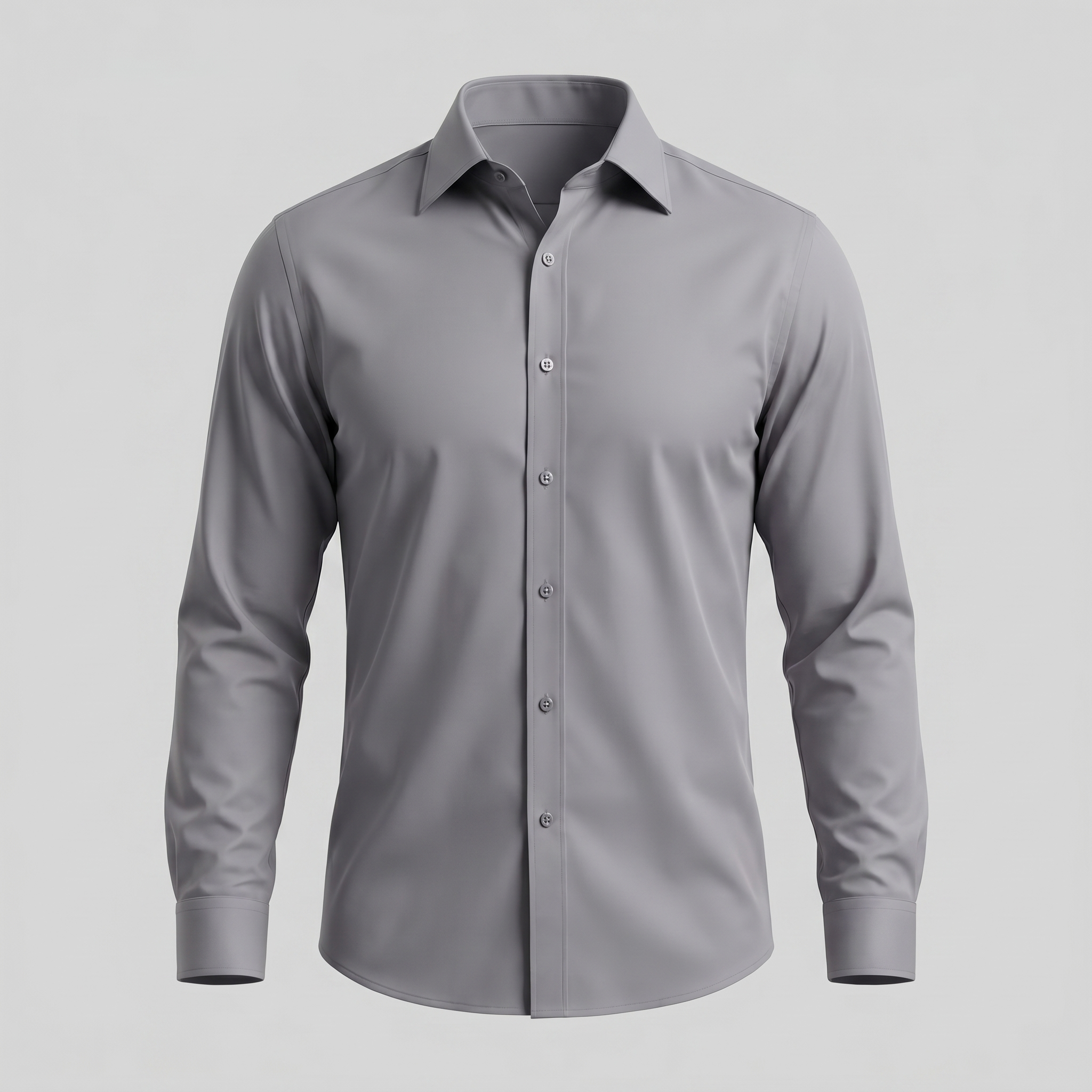 Herren Slim Fit Langarmhemd