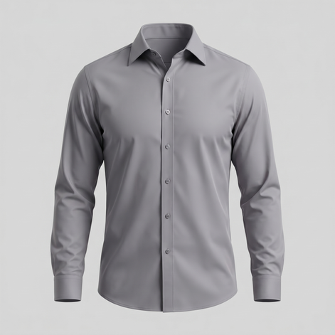 Herren Slim Fit Langarmhemd