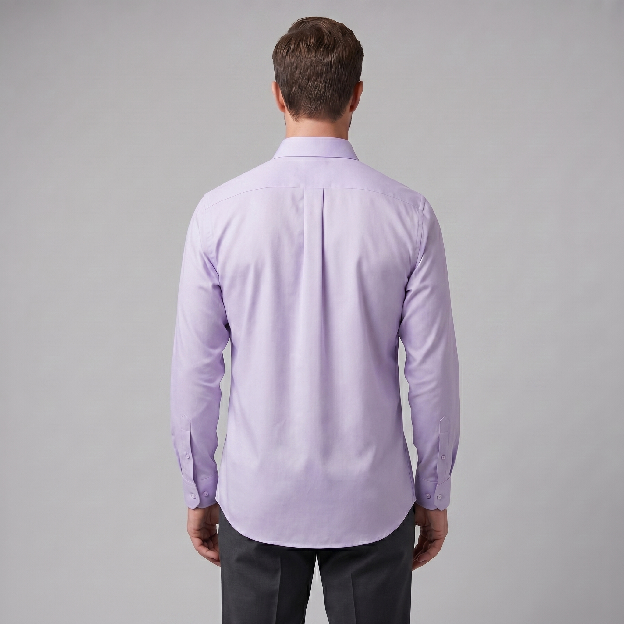 Herren Slim Fit Langarmhemd