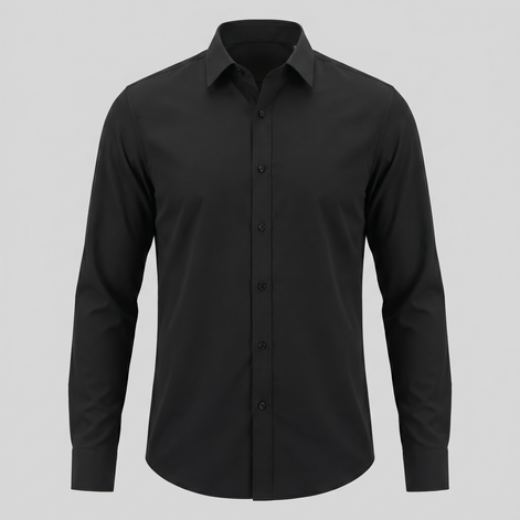 Herren Slim Fit Langarmhemd