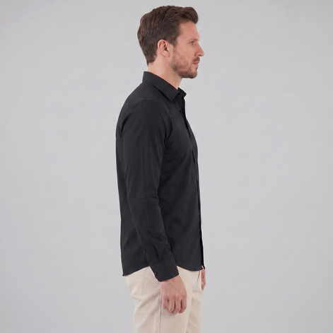 Herren Slim Fit Langarmhemd
