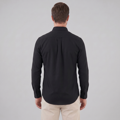 Herren Slim Fit Langarmhemd