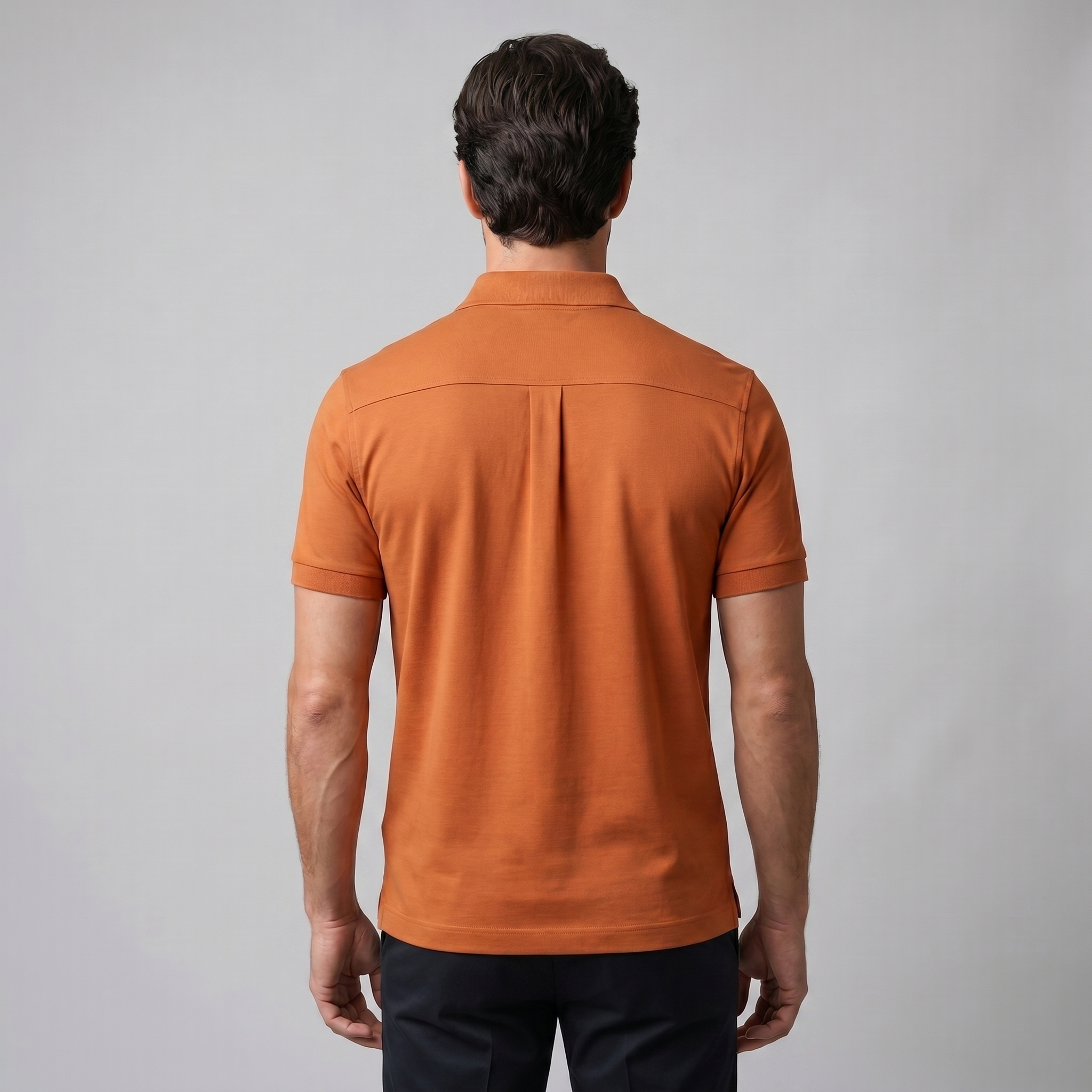 Herren Slim Fit Polohemd Mit Moderner Passform