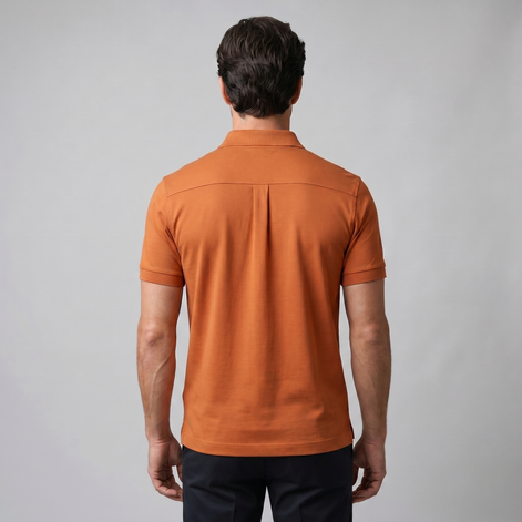 Herren Slim Fit Polohemd Mit Moderner Passform