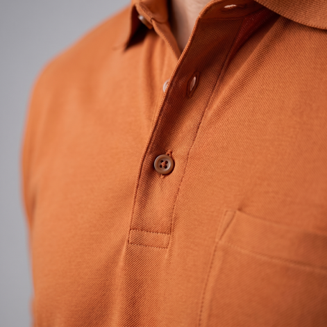 Herren Slim Fit Polohemd Mit Moderner Passform