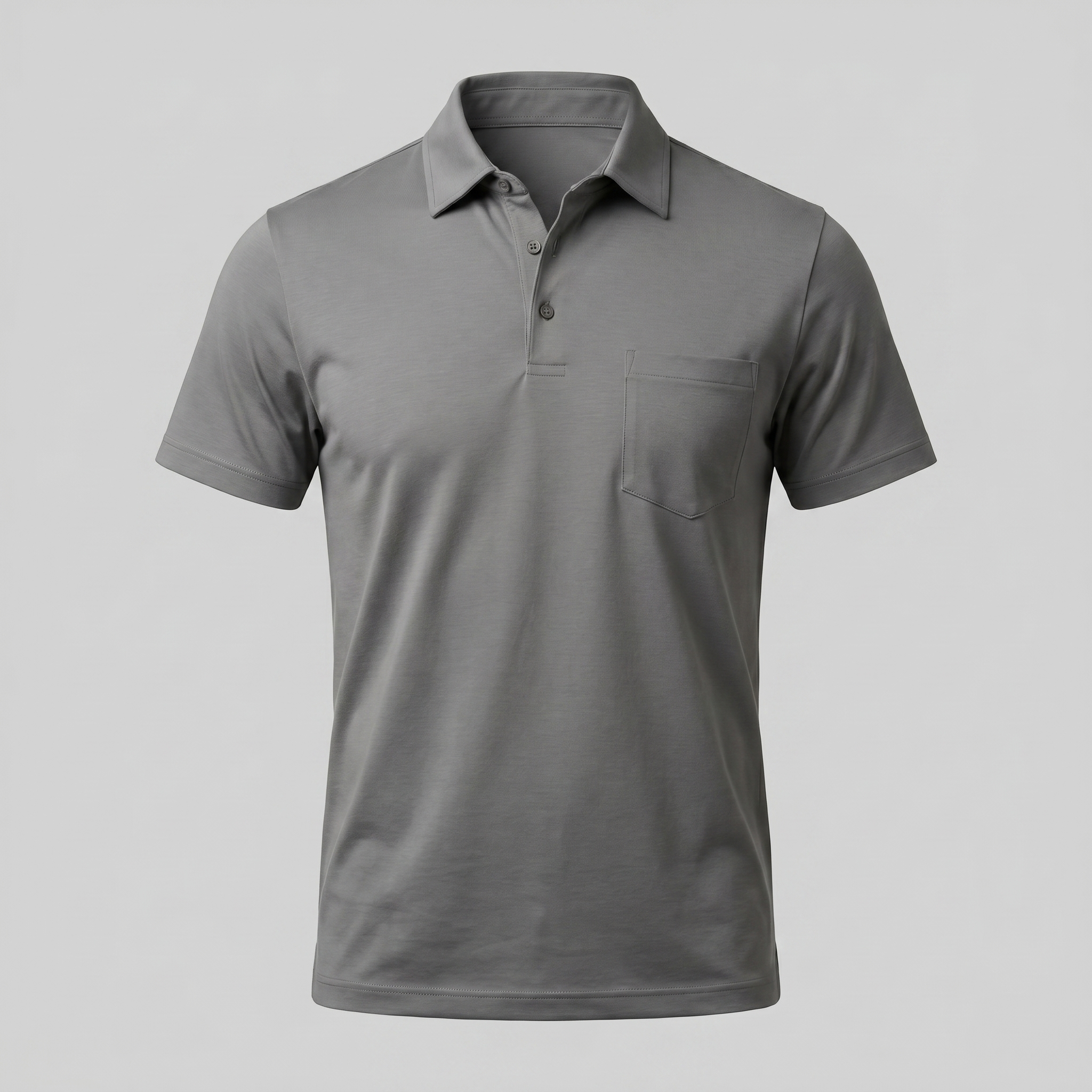 Herren Slim Fit Polohemd Mit Moderner Passform