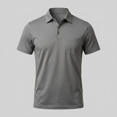 Herren Slim Fit Polohemd Mit Moderner Passform