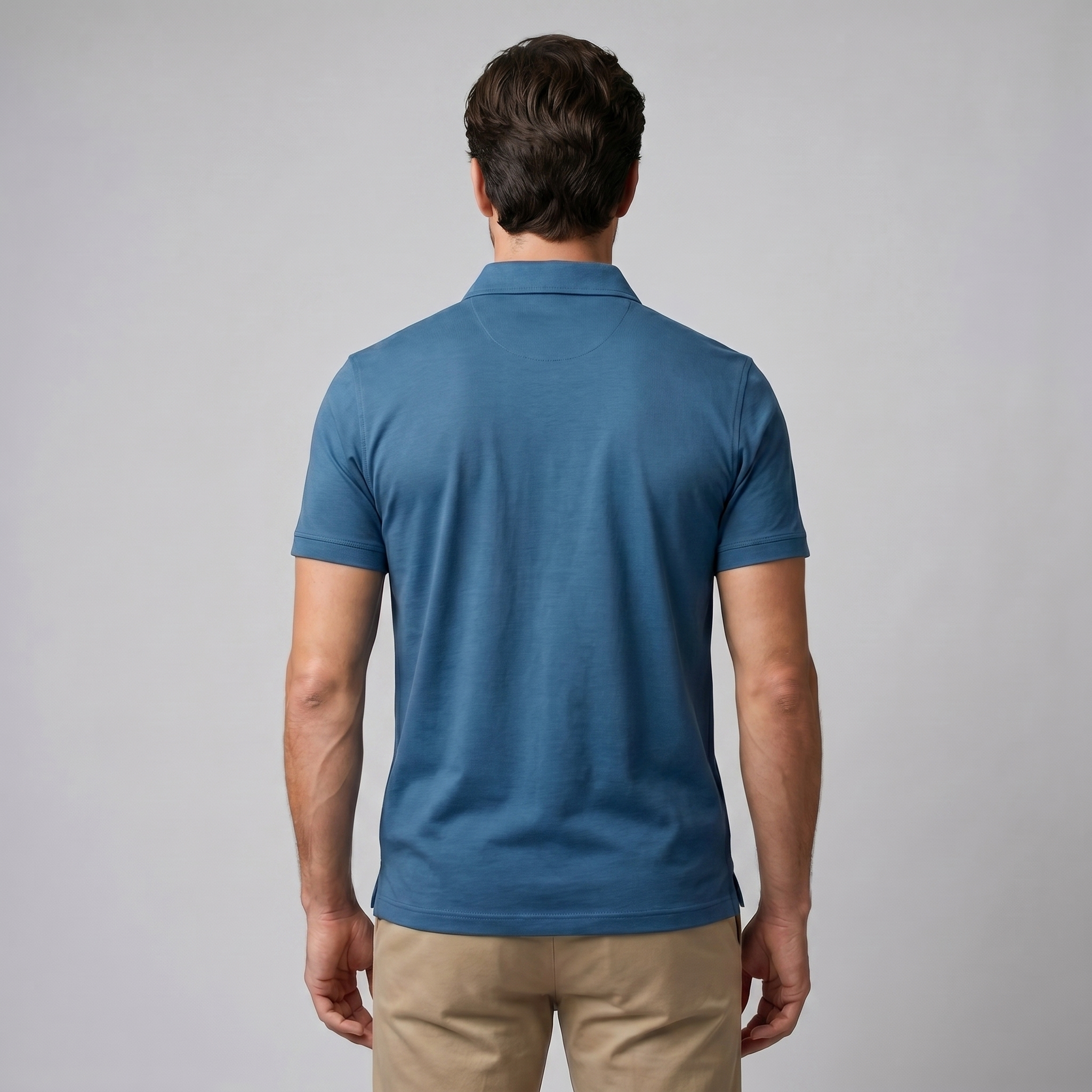 Herren Slim Fit Polohemd Mit Moderner Passform