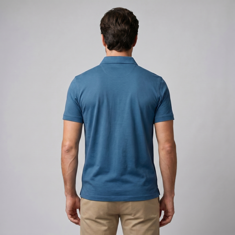 Herren Slim Fit Polohemd Mit Moderner Passform