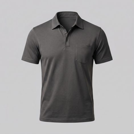 Herren Slim Fit Polohemd Mit Moderner Passform
