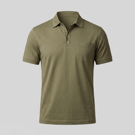 Herren Slim Fit Polohemd Mit Moderner Passform