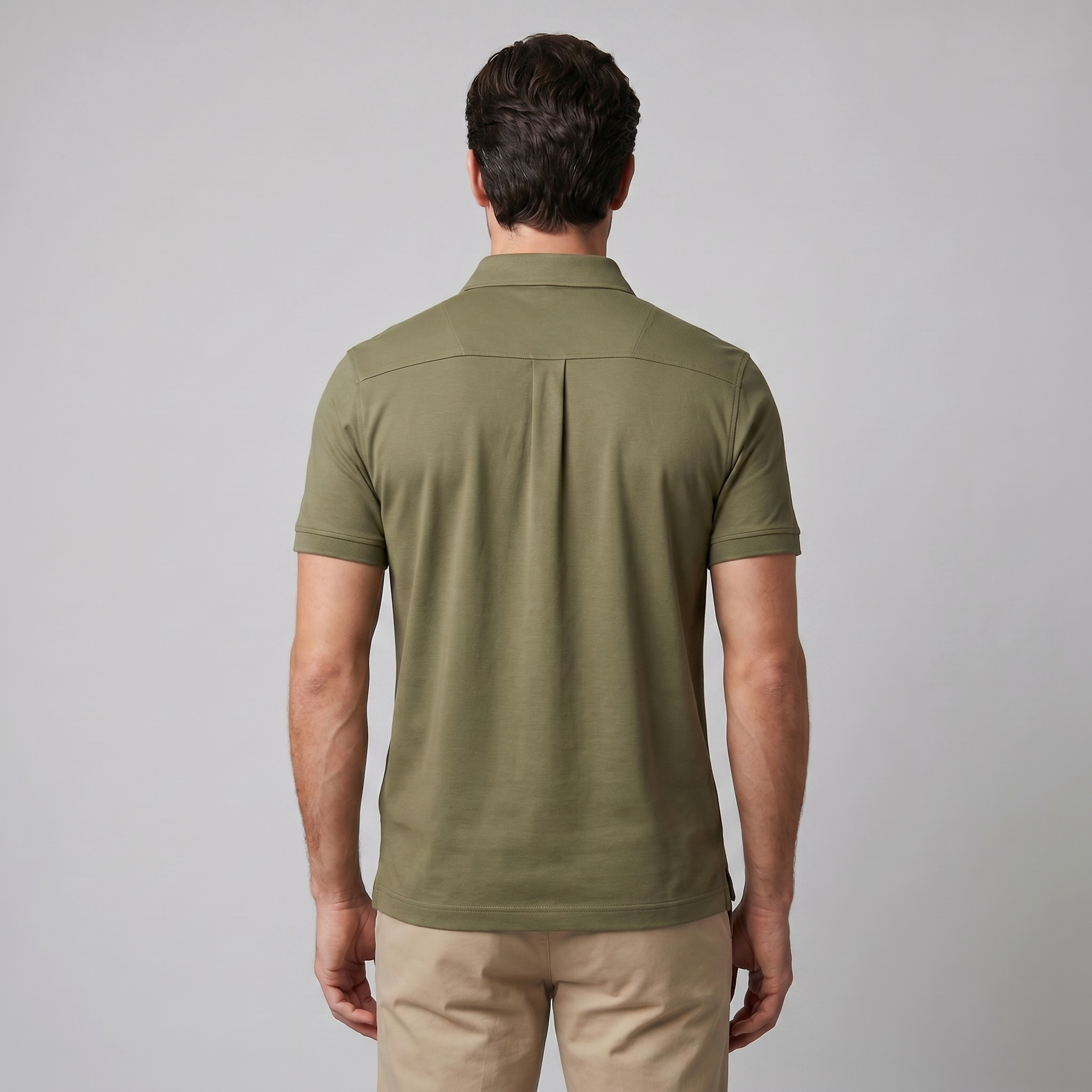 Herren Slim Fit Polohemd Mit Moderner Passform